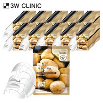 3W CLINIC 후레쉬 감자 마스크 시트 100매