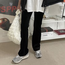 쉐얼유 여성 럭키 코듀로이 부츠컷 밴딩 팬츠