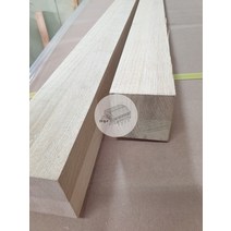 우드창고 레드오크 각재 솔리드 집성 60x60x2440mm 떡갈나무 참나무 셀프인테리어 홈데코 구조재 지지대 목재