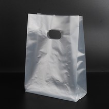 월드몰 HD 반투명 무지 비닐쇼핑백 소 100개 16 x 7 x 27 cm