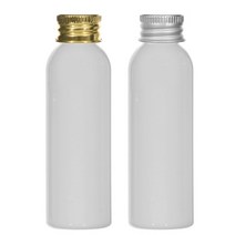 알루미늄캡 50ml 60ml 75ml 80ml 100ml 어메니티 공병, 1개, 60ml(L)백색용기 실버캡