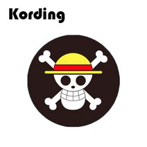 코딩 KD-34 원형 스마트폰 마그네틱 자석 디자인 철판 플레이트, 1개, 62. 해적 3cm