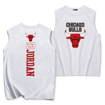 마이클조던 23 시카고불스 NBA 농구 나시 티 빅사이즈 스웻 셔츠 져지 민소매 헬스 헬린이 짐웨어 운동