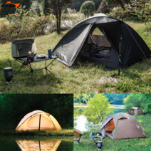 (공식처발송) 코베아 몬타나 N 텐트 돔 쉘터 백패킹 A형 알파인, 블랙