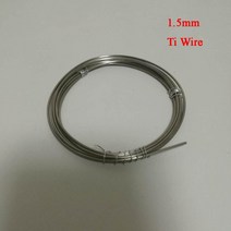 솔리드용접봉 논가스용접봉 용접봉 2 미터 ta2 티타늄 와이어 1.5mm 직경 티타늄 합금 산업 diy gr2 티타늄 용접 소프트 와이어