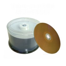LTH 골든 컬러 BDR 25G 6X 블루레이 디스크 BD-R 25GB 빈 미디어 50 개/배럴