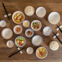 모던화이트 고온소성 도자기 접시 그릇 식기 홈세트, 28P 4인구성 세트