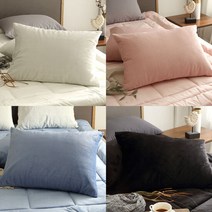 몽쉐어 레이트 실크극세사 베개커버 50x70, 핑크