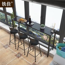 튼튼한 맞춤제작 질좋은 아일랜드식탁 카페 조리대 예쁜 주방 빈티지 나무 긴, 원목100x40x105, 조립하다., 거치대 구조