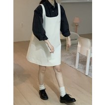 베이비돌원피스 면 100% 귀여운 서스펜더 원피스