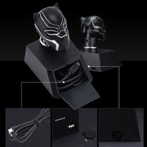 자동차 피규어 USB 2포트 차량 시거잭 충전기 블랙팬서