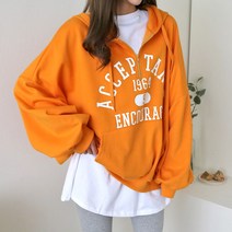 젤리티샵 텐 반집업 후드티 55~99사이즈 빅사이즈 여성