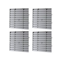 창문가리개 4p 사생활보호 방범창 블라인드 가리개 가림막, 4개입, 그레이