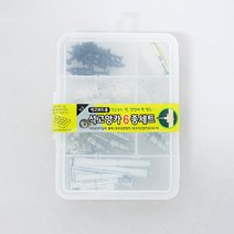 [1개 구매 시 + 추가 1개 증정] 실속 구성 DIY 석고보드 벽 천장에 딱 맞는 석고앙카 6종세트, 1+1세트