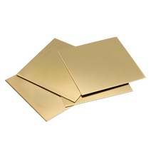 황동판 구리판 적동판 h62 황동 플랫 시트 0.8mm 1mm 1.2mm 1.5mm, 4 x 200 x 200mm, 1개