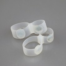1 쌍 체중 감량 다이어트 자기 실리콘 다이어트 슬리밍 발 더블 발가락 링 마사지 피트 슬리밍, 한개옵션0