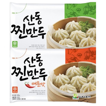 [푸드멍] 나래식품 산동만두 산동 찐 만두 6구 180g X 10개 산동만두 매운맛 10개