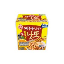 오뚜기 제주콩으로 만든 생감귤낫또 일본음식 간편식 건강식 171g 1세트, 4세트