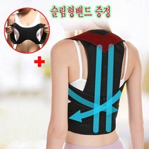 헬스앤발란스 어깨교정밴드 자세교정기, 2XL