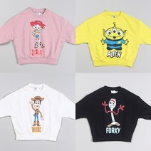 유아 아동 토이스토리 봄 맨투맨 티셔츠 주니어 여아 남아 봄옷 5호-17호