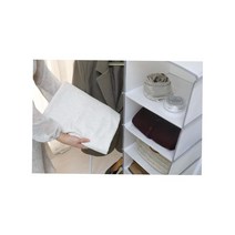 1인가구원룸 투룸수건 패브릭행잉수납장 5단 그레이 티셔츠보관 옷장정리법 수납정리함 옷장수납 원룸수납, 5단패브릭 그레이
