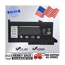 델 노트북 배터리 Latitude 7280 7290 13 7380 7390 14 7480 7490 DJ1J0 451-BBZL PGFX4용, Latitude 13 7000 7380 7390 Ser