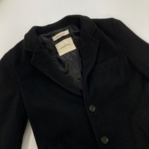 비바스튜디오 콜렉션 블랙 울 싱글 코트