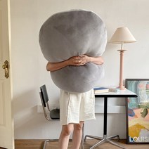 앤더라인 대형 쫀득 말랑 츄이 소파 쿠션, 그레이