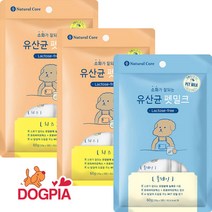 네츄럴코어 소화가잘되는 유산균분유 펫밀크60g 3개묶음, 치즈2개+플레인1개