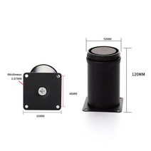 상다리부속 조정 가능한 가구 발 스테인레스 스틸 테이블 다리 의자 소파 캐비닛 베이스 높이 50mm 60mm 80mm 100mm 120mm 150mm 200mm 블랙 화이트, 120mm black