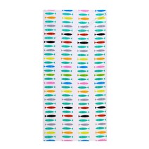 이웍스 하와이안 피쉬 화이트 비치타올, 1장