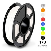 3D프린터 필라멘트 jayo pla petg 실크 필라멘트 1 75mm 모든 유형의 1, tpu 흰색 0.5kg