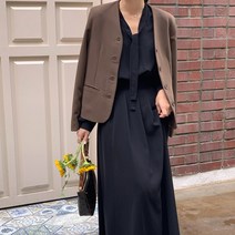 타이 셔링 맥시 원피스