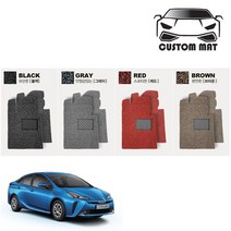 커스텀 프리우스 코일매트 카매트 일체형 확장형 프리미엄제작, 프리우스V(16년~) 1열+2열일체형 블랙, 토요타, 토요타