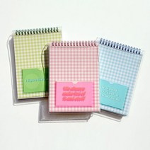 [루카랩]포켓 저널 가로형 다이어리 (만년형), 핑크