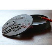 리앤킴 서예 자연석 벼루 LZ298, 금수강산