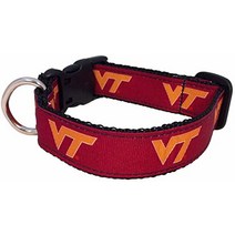 대학 강아지 목걸이 (스몰 텍사스 테크 레드 레이더스), Virginia Tech Hokies_Large