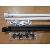 편한리빙 25mm 커튼봉, 화이트