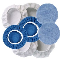 샌딩 광택 연마 패드 자동차 보닛 세트 수건 천 왁싱 커버, 8pcs 9-10inch