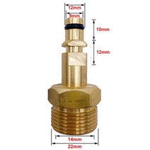 ROUE 고압 클리너 호스 어댑터 M22 퀵 커넥터 컨버터 피팅 Karcher K2 K3 K4 K5 K6 K7 세척기, 03 For karcher