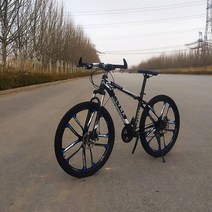 입문용 스포츠 로드자전거 MTB 자전거 성인 투어링 가성비 사이클, 24인치-21단 표준 구성, B
