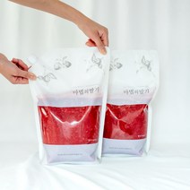 마법의딸기 수제 딸기청 카페용 대용량 딸기라떼 과일청, 2.5kg, 2개