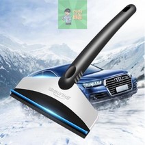 여름상회 성에제거기_제설기_제설_눈_미니_빗자루_스텐_유리_스노우브러쉬_스크래퍼_눈치우기_차량 DE37, 스텐미니성에제거기