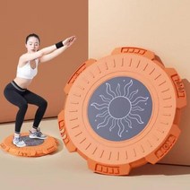 유산소 홈트 기구 뱃살 옆구리 허리 트위스트 전신 운동 매트, 오렌지