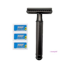 그레이거양날 이용도자루 30개 양면날 이용사 면도기klm505, MMSf_거) GR-DB2 + DERBY양날 30pcs