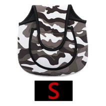 카모 낚시 릴 가방 방수 스피닝 휠 가방 보호 케이스 100-10000 크기 스피닝 낚시 릴 가방, 카모 그레이-S