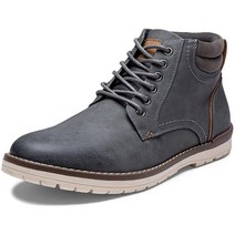 Vostey 남성용 부츠 하이킹 캐주얼 방수 추카 부츠 Chukka Boots673-카키