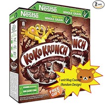 2박스 네슬레 코코 크런치 초콜릿 밀 Curls 아침식사 시리얼 11.64oz 330g per 박스