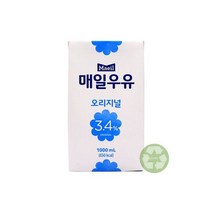 매일우유 3.4 오리지널 1L /멸균우유 매일유업, 매일우유 3.4% 오리지널 1L /멸균우유