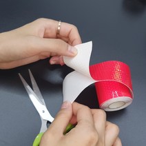 반사지 빛반사 고휘도 스티커 5cm 형광 테이프 x 적색 벌집 3m, 상세페이지 참조, 상세페이지 참조